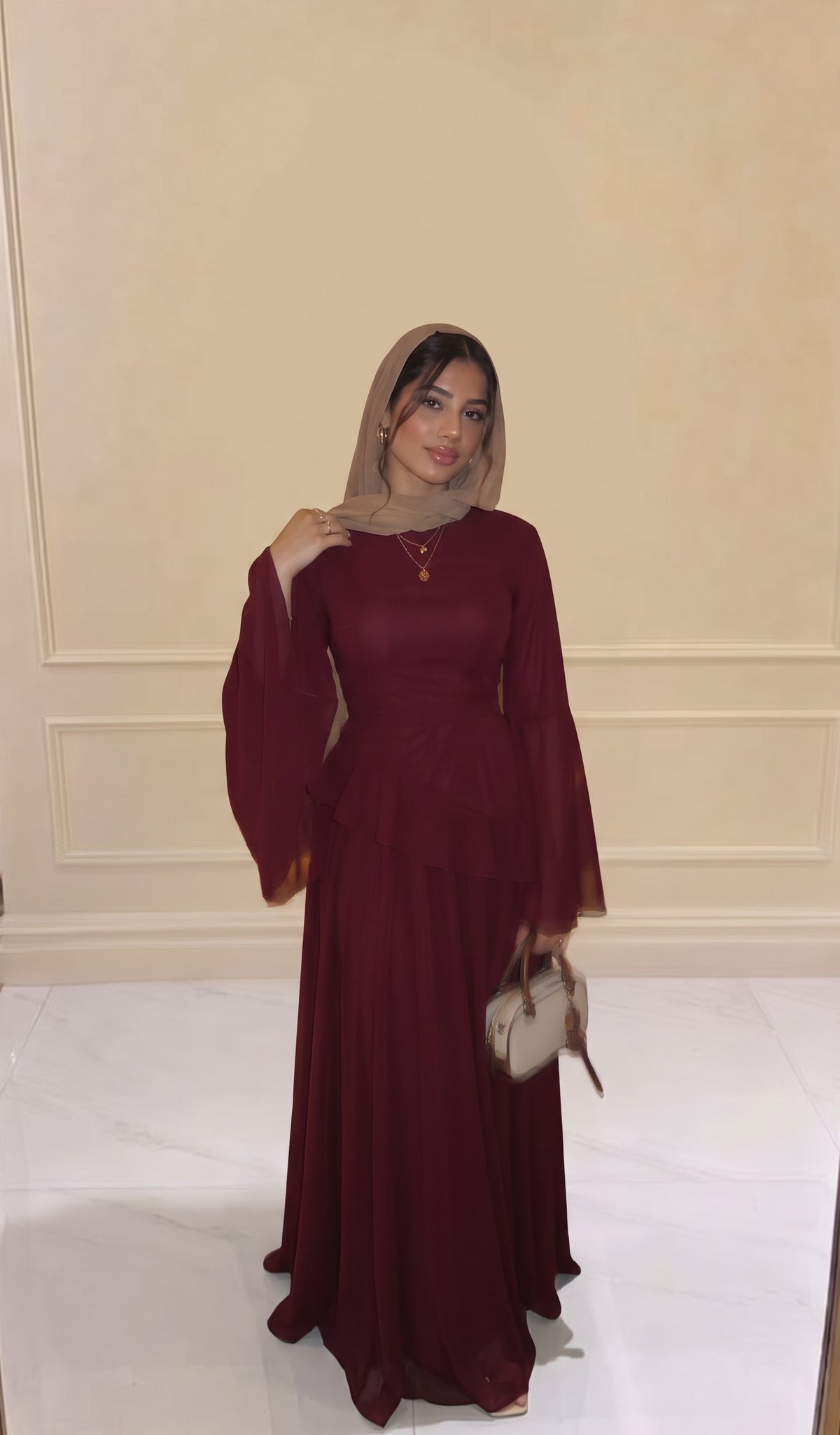 Yasmin Chiffon Abaya
