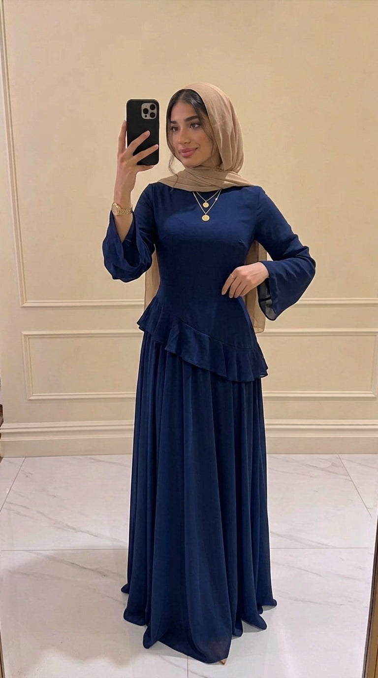 Yasmin Chiffon Abaya