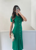 Perla Strickkleid – Grün